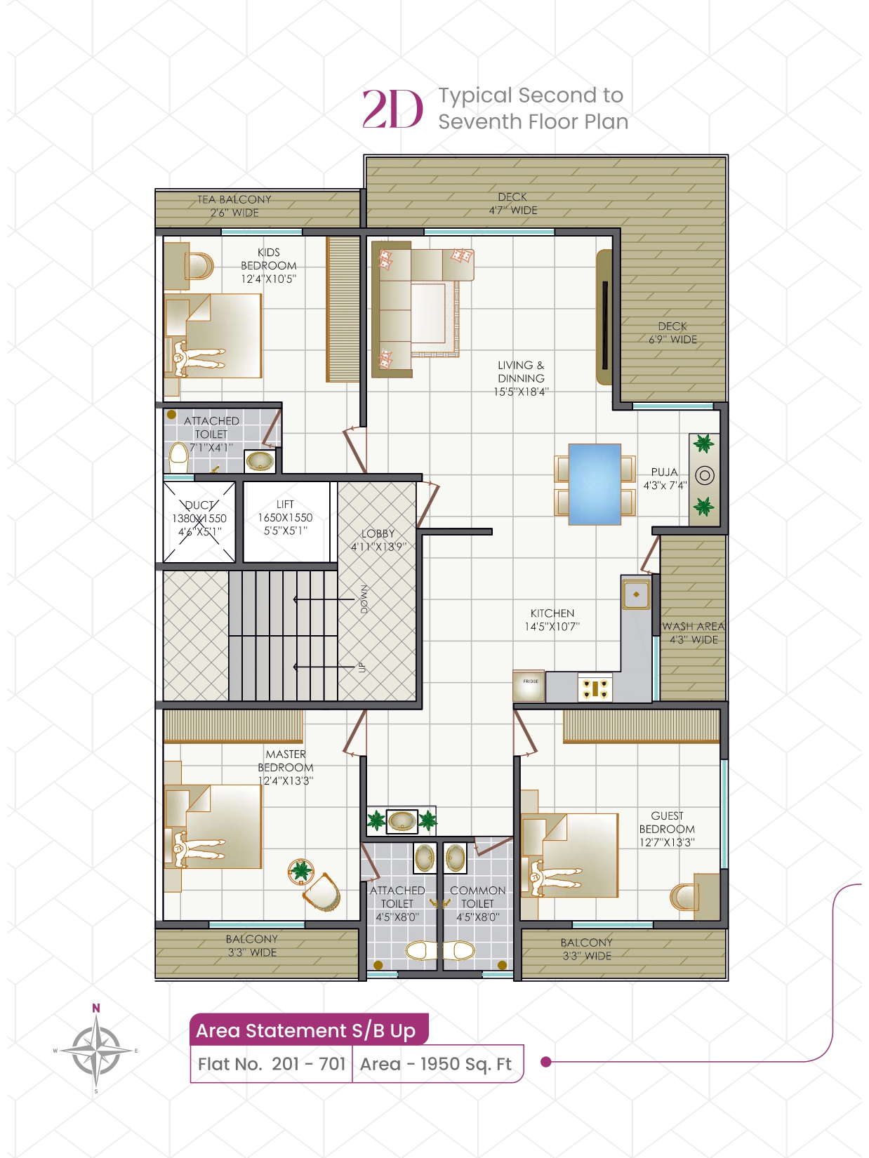 NAIRITI HEIGHTS 4, Flat No. 401